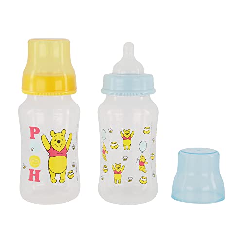 Baby Bottles 11 oz for Boys or Girls 2 Pack of Disney Winnie The Pooh