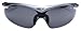 JiMarti JM63 Sport Wrap Sunglasses for Cycling, Running, Golf TR90 Frame (Gunmetal Grey)