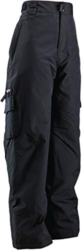 Exposure Project Blake Cargo Snowboard Pants Black Youth Sz M