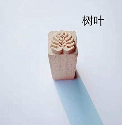 Pottery Tools - Hand Carved Wooden Stamps for Printing DIY Clay Pottery Printing Monstera Leaf Emboss Texture Blocks Clay Tools
