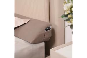 Aurako King Size Bed Wedge Pillow Headboard Pillow Mattress Wedge Bed Gap Filler Triangle Memory Foam Wedges Body Positioners for Sleeping Body Lumbar Backrest Reading Bolster Pillow