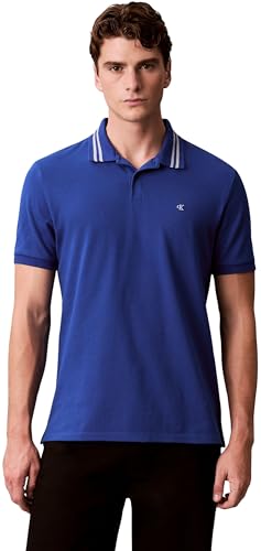Polo piqué Monogramme SS LV04RC276G pour Homme, Bleu (Chase Blue), M, Bleu (Chase Blue), M