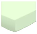 SheetWorld Fitted Pack N Play (Graco Square Playard) Sheet - Soft Mint Jersey Knit - Solid Colors