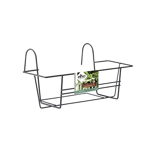 elho Green Basics Balkonkasten Rack Metall 50 - Zubehör für Balkon & Außen Zubehör - Ø 49.0 x H 19.5 cm - Schwarz/Anthrazit