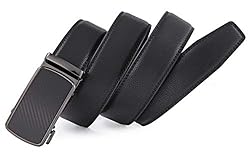 guvoosm Ratchet Belts for Men Leather Dress Suit