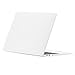 TOP CASE - Macbook Pro 13 WITHOUT Touch Bar (Release 2017 & 2016) 2 in 1 , Rubberized Hard Case Cover + Keyboard Cover for MacBook Pro 13-inch A1708 without Touch Bar - Satin White