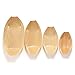 BambooMN - Disposable Food and Appetizer Wood Boat Dishes - 5.25