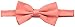 Stacy Adams Men's Satin solid Bow Tie, Coral, One Size