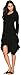For G&PL Women Casual Longsleeve Loose Tunic T Shirt Mini Dress Black XL