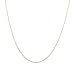 KEZEF Creations 1.3mm Cable Chain Necklace Gold Plated Silver, Rose Gold Plated Silver, Sterling Silver & Rhodium Plated Silver - Sizes 12-36 Inch