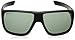 Dot Dash Aperture Polarized Oval Sunglasses, Black Satin, 60 mm