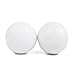 THY COLLECTIBLES White Marble Stone Chinese Healthy Exercise Massage Baoding Balls