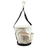 Heavy-Duty Tapered Wall Bucket 4 Pockets Klein Tools 5171PS
