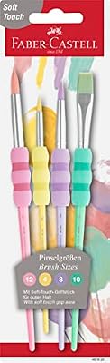 - Pinsel Set mit Softgriff, 4-teilig