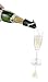 Vacu Vin Premium Champagne Bottle Stopper & Server - Preserve Bubbles for Up to a Week with Airtight Seal - Easy To Use, No Spill & Non-Drip Pouring - Kitchen Bar Counter Essentials