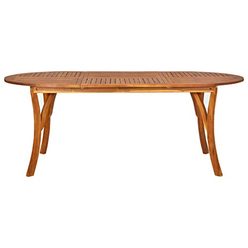 vidaXL Akazienholz Massiv Gartentisch Esstisch Holztisch Terrassentisch Balkontisch Gartenmöbel Tisch Massivholztisch… – Bild 3