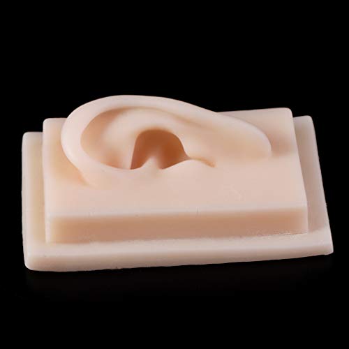 image for GUSENG Human Soft Silicone Left Ear Model Life Size Acupuncture Study 