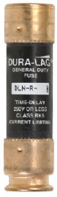 UPC 051712340168, DLN-R-50 BUSSMANN (ECNR-50) DURA-LAG Fuse, Time Delay, 50 AMP Class RK5, Voltage Rating 250VAC/125VDC, Fuse Amps 50A