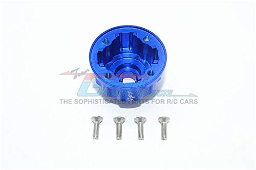 GPM Traxxas E-Revo 2.0 VXL Brushless (86086-4) Upgrade Parts Aluminum Front / Center / Rear Diff Case - 1Pc Set Blue