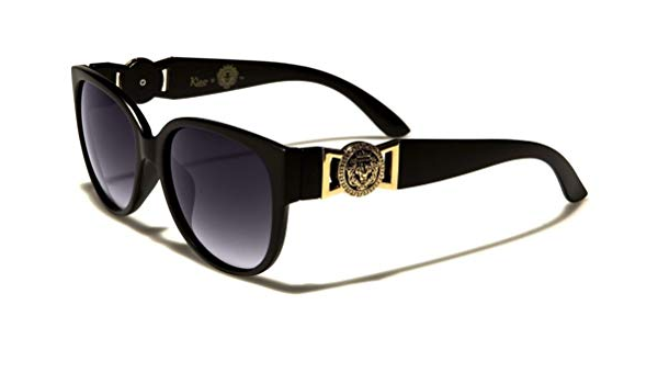 Amazon.com: Kleo - Gafas de sol para mujer, diseño de cabeza de león,  Negro, talla única Se ajusta a la mayoría : Ropa, Zapatos y Joyería