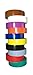 NSi EWG Easy-Wrap General Purpose Electrical Tape, -7 to 80 Degree C, 60' Length x 3/4" Width, Rainbow (Pack of 10)