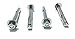Sleeve anchors (w/ nuts & washers), Zinc plated steel, Hex head, 5/16
