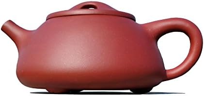 Yixing Teapot Ms Wang Handmade Shipiao Tea Pot With Two Cups,Nature Red Clay,380cc