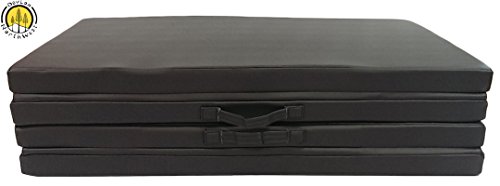 Shiatsu Mat Practitioner Thai Pad Tumbling Gym Mat With Case Black