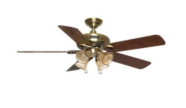 John Marshall Ducks Unlimited Antique Brass Ceiling Fan With