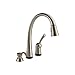 Delta Faucet Pilar Single-Handle Touch Kitchen Sink Faucet with Pull Down Sprayer, Soap Dispenser, Touch2O Technology and Magnetic Docking Spray Head, Stainless 980T-SSSD-DST