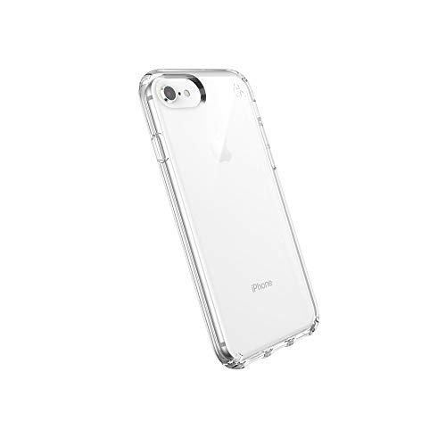 Speck Phone Case Compatible with Apple iPhone 8/iPhone 7/iPhone 6S, Presidio Stay Clear Case, Clear/Clear