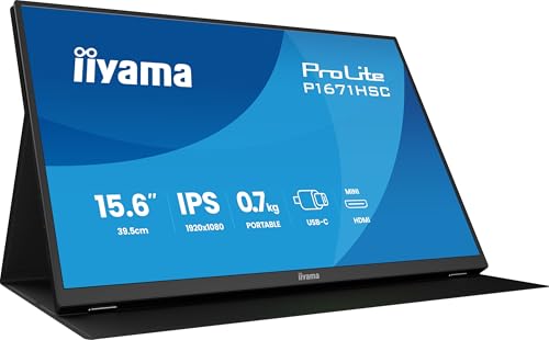 iiyama P1671HSC-B1-15.6",IPS,1920x1080/60Hz,2 USB C/ 1 MINIHDMI