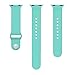 MoKo Apple Watch Band Series 1 Series 2, Soft Silicone Replacement Sports Band for 38mm Apple Watch 2015 & 2016 All Models, Mint GREEN (Not fit 42mm Versions)