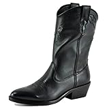 Steve Madden Womens Laredo Mid-Calf Cowboy, Western