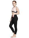 BALEAF Girl's Leggings Dance Volleyball Sport Athletic Workout Yoga Capris