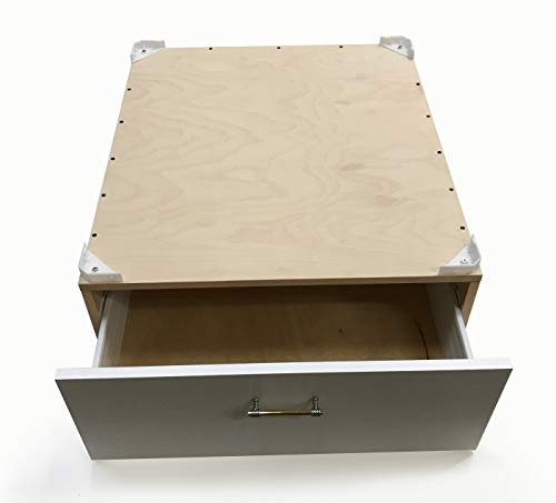 Laundry Pedestal with Storage Drawer - Choose Your Size - - Thumbnail 2