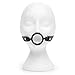 Scarlet Kitten Large Circular Ring Ball Leather and Silicone for Women Men, Black