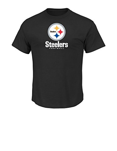 NFL Pittsburgh Steelers Men's UP4 Tee, Black, Small