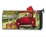 MailWraps Red Truck Mailbox Cover #04089