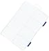 Uxcell a15121800ux0972 Plastic 8 Grid Screws Electronic Parts Storage Container Box Clear,