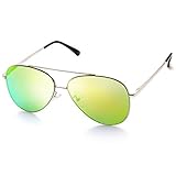 Aviator Sunglasses for Women, Designer Eyewear with Case, UV400 Protection, Non 