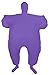 Suit Inflatable Blow up Full Body Jumpsuit Costume (Purple)