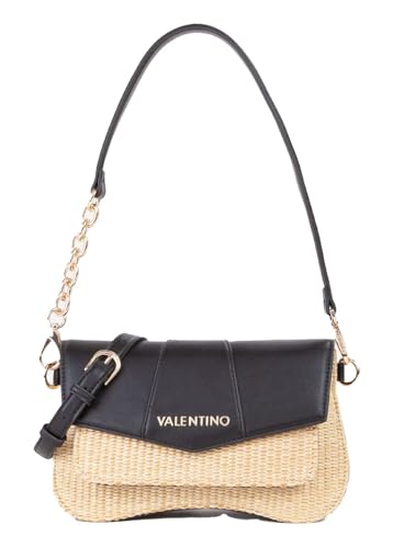Unika, Borsa Donna, Nero/Naturale, Taglia Unica