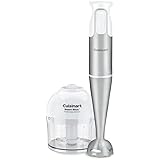 Cuisinart Smart Stick Hand Blender with Whisk and Chopper Attachments CSB-77 (White)(Certified Refurbished)