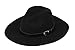 Dantiya Women's Wide Brim Wool Fedora Panama Hat with Belt