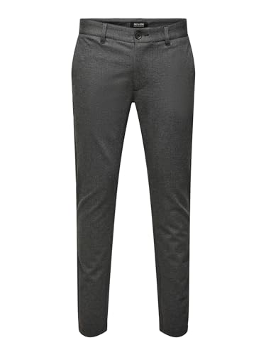 Only & Sons Pantalon pour Homme, Noir, 30 W/34 L