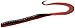 Zoom Magnum II Worm-Pack of 20 (Red Shad, 9-Inch)
