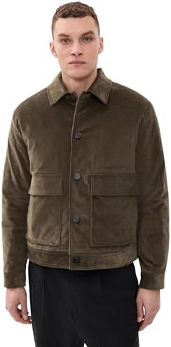 Theory Men's Precision Ponte Murphy Jacket, Black, S at Amazon