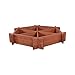 Leisure Season HGB4545-A Hexagonal Bed Raised-Garden-Kits, Medium Brownthumb 2