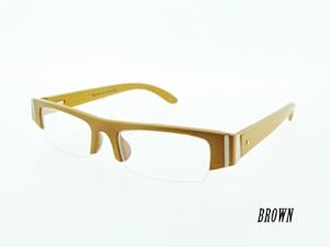 超特価 手作り職人 最高級１００％竹製バンブー ブラウン茶 度付きオーダーレンズ込み